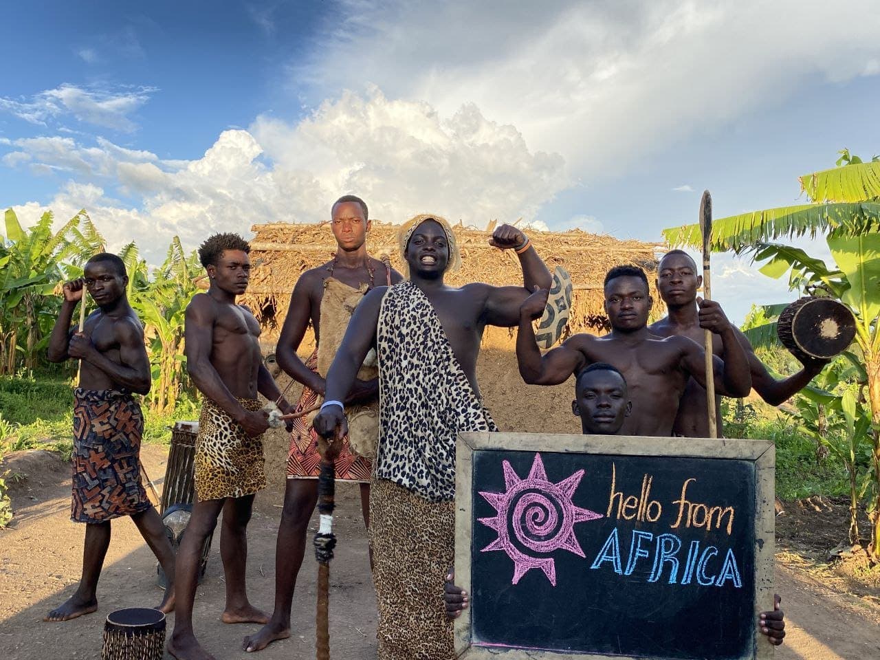 Африканская команда Hello from Africa